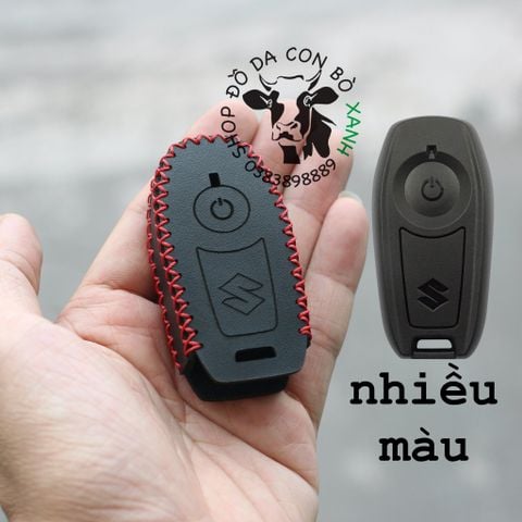  Bao Da Chìa Khóa Smartkey Suzuki GSX R150 handmade da thật 