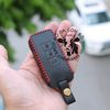 Bao Da Chìa Khóa Ôtô Mitsubishi Outlander, Xpander,  XFORCE, Attrage,Pajero, Mirage... Da Bò Nhập Khẩu, Khắc Tên + Số ĐT Chủ Xe  003
