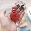 Bao da chìa khóa Toyota Vios, Yaris, Innova, Altis, Fortuner, Hilux, Camry 2006 - 2012 handmade da thật (chìa cơ) 001