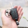Bao Da Chìa Khoá Hyundai i20, i30, Accent, Elantra Handmade Da Thật (chìa gập mẫu cũ) 002