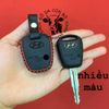 Bao da chìa khoá Hyundai Getz, Click, Starex handmade da thật 001