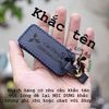 Bao Da Chìa Khóa Ôtô Mitsubishi Outlander, Xpander,  XFORCE, Attrage,Pajero, Mirage... Da Bò Nhập Khẩu, Khắc Tên + Số ĐT Chủ Xe  003