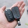 Bao Da Chìa Khoá Hyundai i20, i30, Accent, Elantra Handmade Da Thật (chìa gập mẫu cũ) 002