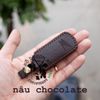 Bao Da Chìa Khóa Honda SH 300i (loại 2 nút bấm) handmade da thật