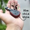 Bao da chìa khoá Mitsubishi Grandis , Triton, Pajero Sport, Mirage, Outlander, Lancer (chìa cơ) handmade da thật