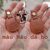 Bao da chìa khoá Mitsubishi Grandis , Triton, Pajero Sport, Mirage, Outlander, Lancer (chìa cơ) handmade da thật