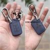 Bao Da Chìa Khoá ô tô Mitsubishi Xpander, Triton, Attrage, Mirage, Lancer (chìa cơ) handmade Da Thật 002