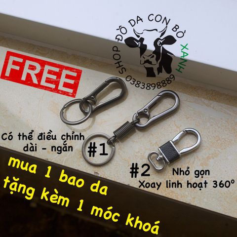  Bao da chìa khoá Ford Focus, Ecosport, Fiesta, Ranger chìa Gập handmade da thật 002 