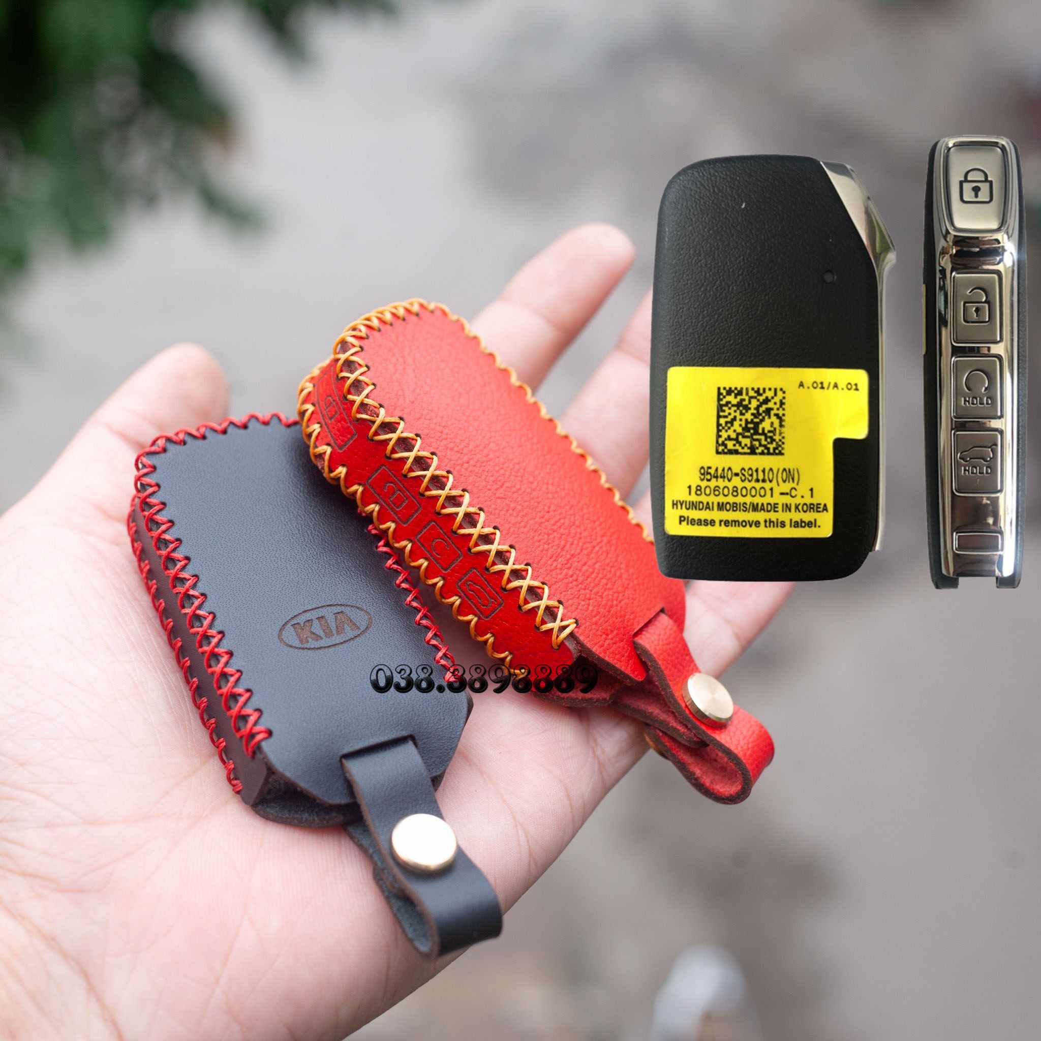 Bao Da Chìa Khóa sorento 2021 Da bò 100% 010