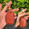 Bao Da Chìa Khoá Ép Phom Hyundai Stargazer, Creta 2022 allnew 4 nút Handmade Da Thật 008e