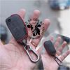 Bao Da Chìa Khoá Nissan chìa gập, Nissan Almera Handmade Da Thật 003