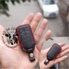Bao da chìa khoá Honda City RS, Civic RS, Civic Turbo 4 nút bấm handmade da thật 003