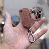 Bao Da Chìa Khoá Nissan chìa gập, Nissan Almera Handmade Da Thật 003