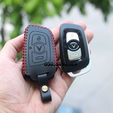 Bao Da Chìa Khóa Vinfast Lux, Lux A, Lux SA Da Bò Nhập Khẩu, Khắc Tên, Số Đt Lên Bao Da 002 