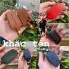 Bao Da Chìa Khóa Vinfast Lux, Lux A, Lux SA Da Bò Nhập Khẩu, Khắc Tên, Số Đt Lên Bao Da 002