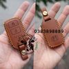 Bao da chìa khoá Honda Jazz, CRV, HRV handmade da thật 003