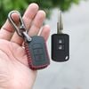 Bao Da Chìa Khoá ô tô Mitsubishi Xpander, Triton, Attrage, Mirage, Lancer (chìa cơ) handmade Da Thật 002