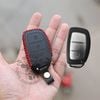 Bao Da Chìa Khóa Ôtô Hyundai  i10, i20 active, Creta, Tucson, Elantra, Sonata Da Bò Nhập Khẩu, Khắc Tên + Số ĐT Chủ Xe 008