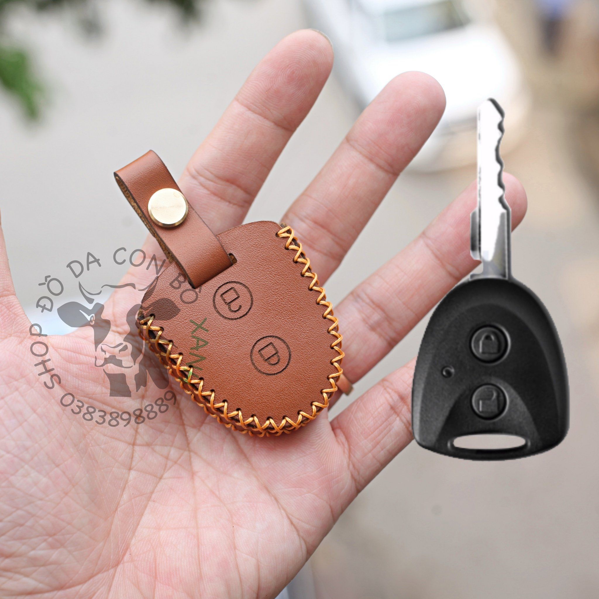 Bao da chìa khoá ô tô Toyota Wigo, Avanza 007