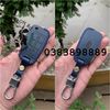 bao da chìa khoá Hyundai accent MT bản thiếu chìa gập 2018 handmade da thật 007