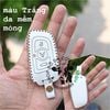 Bao Da Chìa Khóa Vinfast Lux, Lux A, Lux SA Da Bò Nhập Khẩu, Khắc Tên, Số Đt Lên Bao Da 002