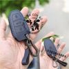 (Da Thật) Bao Da Chìa Khoá Peugeot 2008, 3008, 5008. Da Bò Nhập Khẩu, Khắc Tên, Số ĐT Chủ Xe 001