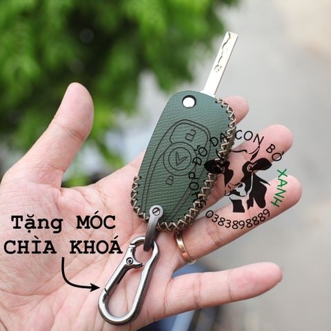  Bao Da Chìa Khóa Vinfast Fadil, Da Bò Nhập Khẩu, Khắc Tên, Số Đt Chủ xe 001 