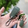 Bao Da Chìa Khóa Vinfast Fadil, Da Bò Nhập Khẩu, Khắc Tên, Số Đt Chủ xe 001