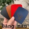 Bao da chìa khoá hyperion mẫu nút A B handmade da thật