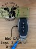 Bao da chìa khoá hyperion mẫu nút A B handmade da thật