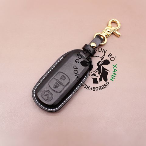  Bao Da Chìa Khoá Ép Phom Mazda 2, Mazda 3, Mazda 6, CX5, CX8, CX9 handmade da thật 002e 