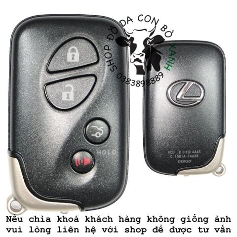  Bao Da Chìa Khoá Ép Phom Lexus handmade da thật (Lexus RX, GX, LX, ES...) 001e 