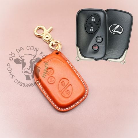 Bao Da Chìa Khoá Ép Phom Lexus handmade da thật (Lexus RX, GX, LX, ES...) 001e 