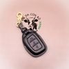 Bao Da Chìa Khoá Ép Phom Hyundai Tucson, Elantra, i10, i20 active, Creta, Sonata Handmade Da Thật 008e