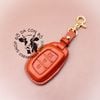 Bao Da Chìa Khoá Ép Phom Hyundai Tucson, Elantra, i10, i20 active, Creta, Sonata Handmade Da Thật 008e