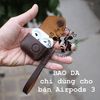 Bao da Apple Airpods 3, Airpod 3, AP3, airpods3, airpod3 handmade da thật