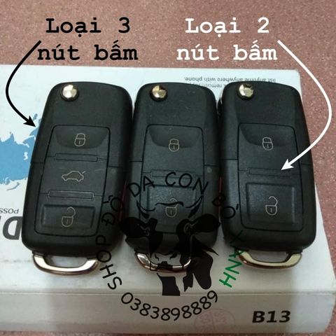  Bao da chìa chế, chìa độ, chìa gập C006 