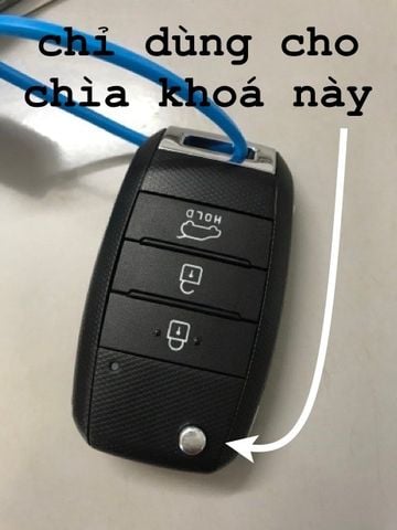  Bao da chìa khóa Kia Sonet bản Deluxe LOGO mới Handmade da thật 005B 