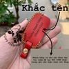 Bao da chìa khóa Kia Sonet bản Deluxe LOGO mới Handmade da thật 005B