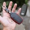 Bao da chìa khoá Toyota Raize 2021 2022, Veloz 2022, AVANZA 2022, Wigo G 2023, Yaris Cross bản xăng handmade da thật 011