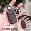 Bao Da Chìa Khóa Smartkey Yamaha NVX, Janus, Nozza Grande, FreeGo, Latte handmade da thật