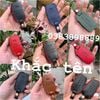 Bao da chìa khóa Kia Morning, Cerato, K3, Rondo, Rio, Soluto, Sorento, Sportage, Seltos, Sonet Deluxe handmade da thật (chìa gập) 005