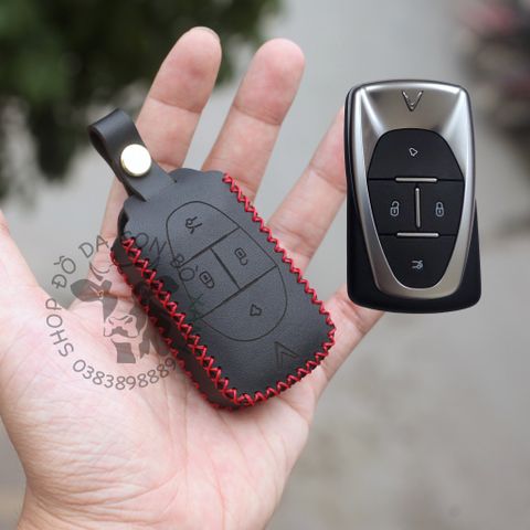  Bao da chìa khoá Vinfast E34, VF E34, VF 8, VF 9, VF8, VF9 xe điện VFE34 handmade da thật 003 