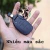 Bao Da Chìa Khóa Ôtô Hyundai  i10, i20 active, Creta, Tucson, Elantra, Sonata Da Bò Nhập Khẩu, Khắc Tên + Số ĐT Chủ Xe 008