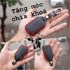 Bao Da Chìa Khóa Ôtô Honda CRV, City, Civic (2-3-4nút) Da Bò Nhập Khẩu, Khắc Tên + Số ĐT Chủ Xe 003
