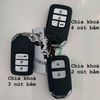 Bao Da Chìa Khóa Ôtô Honda CRV, City, Civic (2-3-4nút) Da Bò Nhập Khẩu, Khắc Tên + Số ĐT Chủ Xe 003