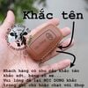 (Da Thật) Bao Da Chìa Khoá Toyota Corolla Cross, Da Thật, Giá Tận Xưởng, Khắc Tên & Số ĐT Chủ Xe 010