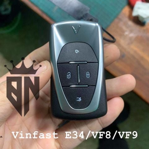  Bao da bọc ốp chìa khoá xe ô tô Vinfast E34, VF6, VF7, VF8, VF9 xe điện VFE34 handmade da thật 003 