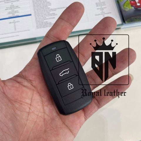  Bao da bọc ốp chìa khoá xe ô tô Vinfast VF5, VF5 PLUS xe điện handmade da thật 004 