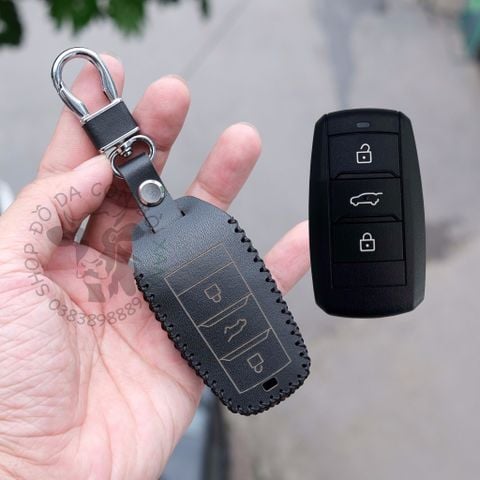  Bao da chìa khoá Vinfast VF5, VF5 PLUS xe điện VF 5 handmade da thật 004 